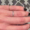 Vintage Platinum Diamond Eternity Band