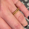 Unique Vintage 18k Yellow Gold Bands