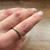 Fabulous Faceted Gold Wedding Band 1935