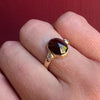 Rose Cut Garnet & Diamond Ring by 720