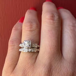 Gorgeous "Gem Lite" Diamond & White Gold Bridal Set