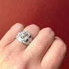 Big Beautiful Edwardian Diamond Ring