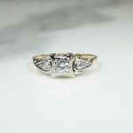 Pretty Diamond 1930s Engagement Ring