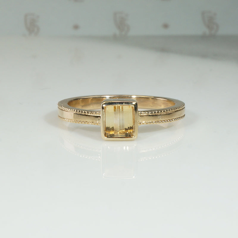 Hand Crafted Precious Topaz Ring by GSL