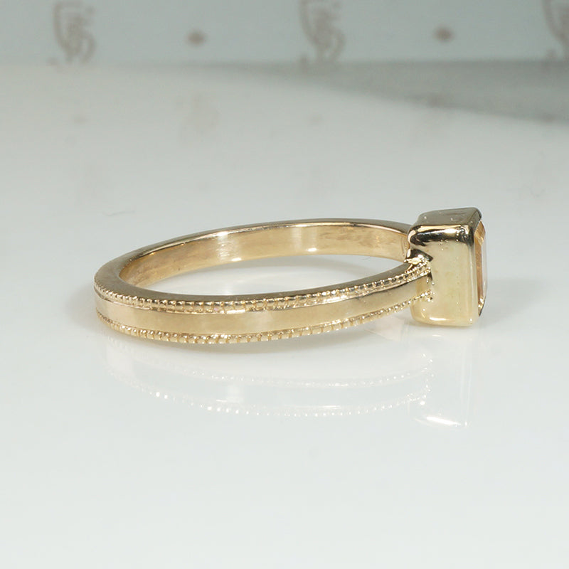 Hand Crafted Precious Topaz Ring by GSL