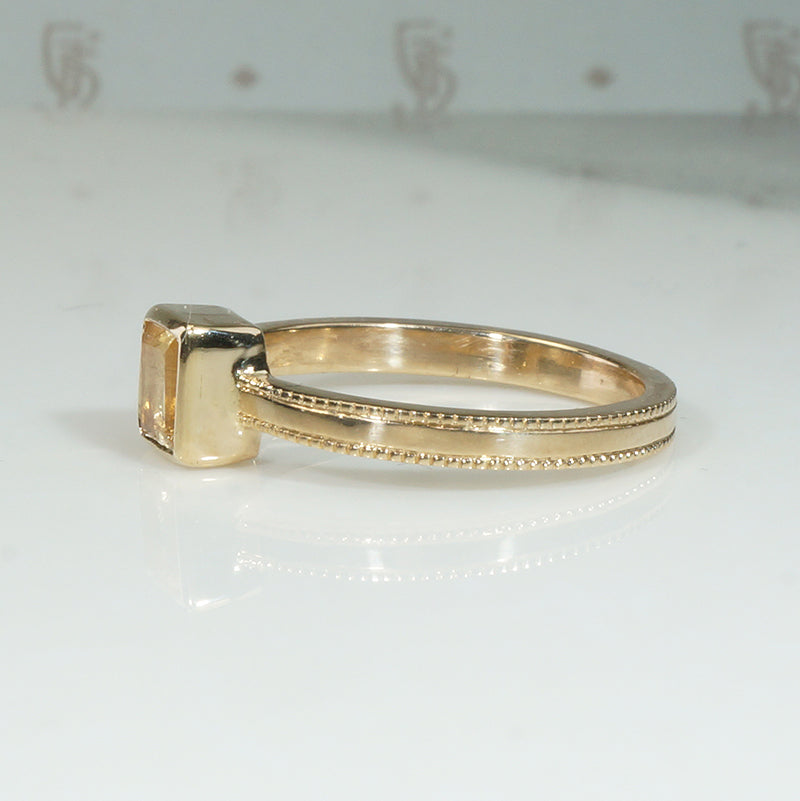 Hand Crafted Precious Topaz Ring by GSL