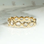 Precious Rose Cut Diamond Eternity Band from 720