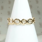 Precious Rose Cut Diamond Eternity Band by 720