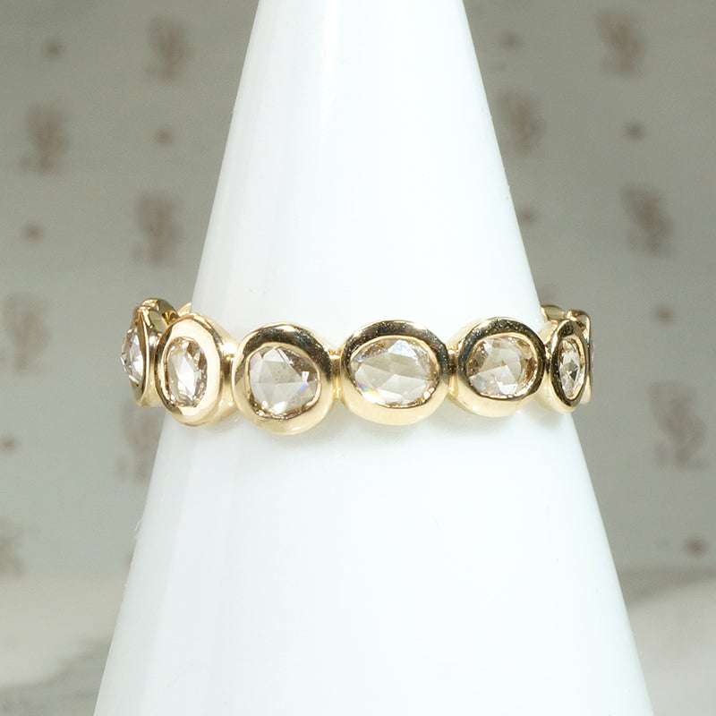 Precious Rose Cut Diamond Eternity Band from 720