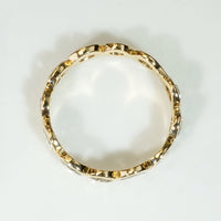 Gorgeous Rose Cut Diamond Size 7.25 Eternity Band by 720