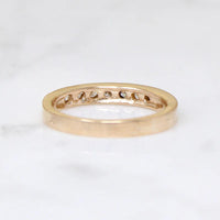 Recycled Elegance Gold and Diamond Band by 720