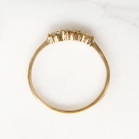 Dainty Diamond & Gold Trilogy Ring by 720