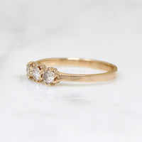 Artisan Diamond & Gold Trilogy Ring by 720