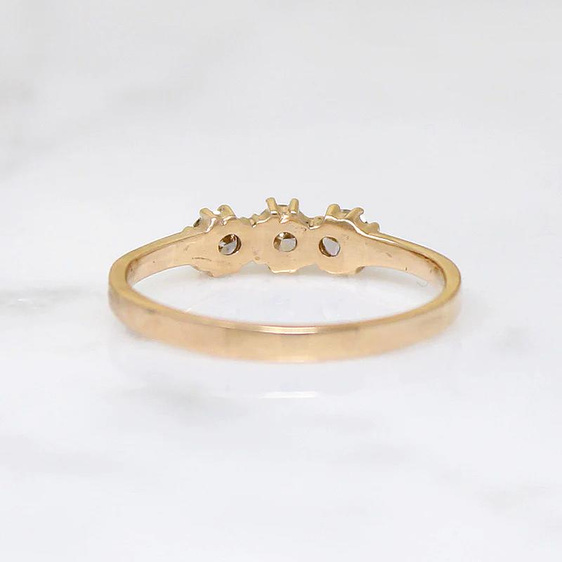 Artisan Diamond & Gold Trilogy Ring by 720