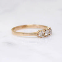 Artisan Diamond & Gold Trilogy Ring by 720
