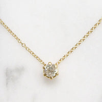 Old Mine Cut 0.28ct Diamond Pendant in Recycled Gold by 720