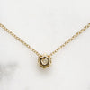 Old Mine Cut 0.28ct Diamond Pendant in Recycled Gold by 720