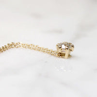 Old Mine Cut 0.28ct Diamond Pendant in Recycled Gold by 720