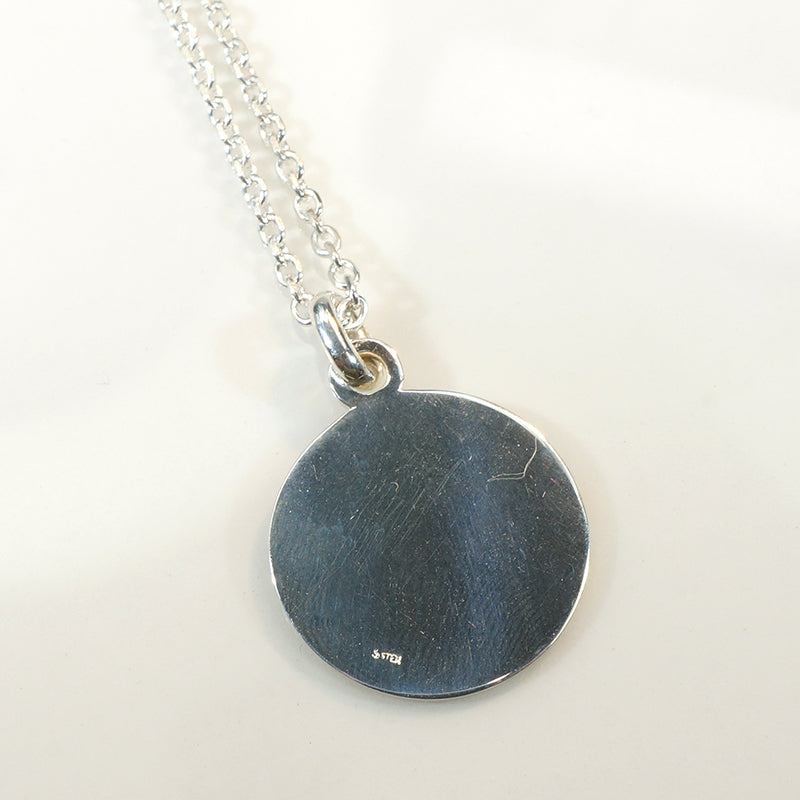 Engraved Sterling Compass Star Necklace by 720