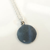Engraved Sterling Compass Star Necklace by 720