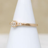 Refined Old European Cut Diamond Engagement Ring by 720