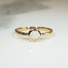 Enchanting Opal Cabochon in Gold Bezel Ring by 720