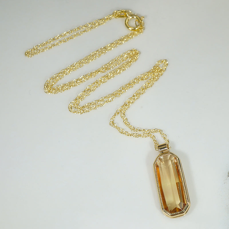 Outstanding Imperial Topaz Necklace by 720