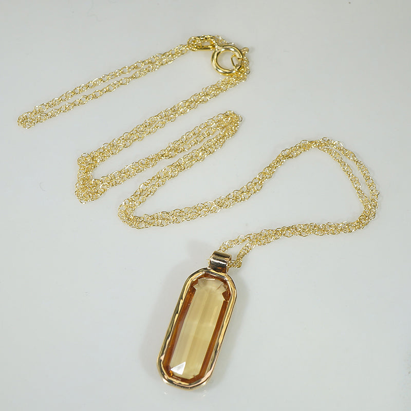 Outstanding Imperial Topaz Necklace by 720