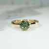 Green Beauty Demantoid Garnet Solitaire