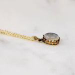 LUNA Blue Moonstone Necklace from 720