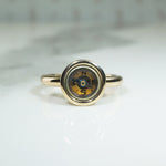 Antique Compass Ring in Recycled Gold