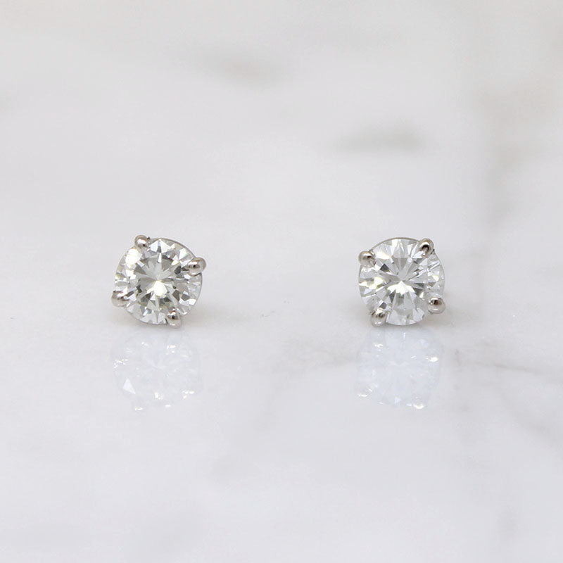 Just Right .77tcw Diamond Stud Earrings