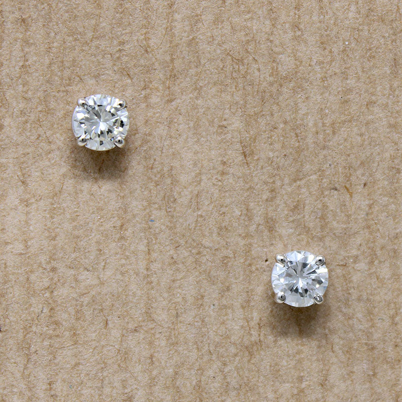 Just Right .77tcw Diamond Stud Earrings