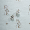 Twinkling .31tcw Diamonds in 14k White Gold Studs
