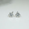 Twinkling .31tcw Diamonds in 14k White Gold Studs