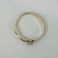 Refined Rose Cut Diamond Solitaire Ring by 720