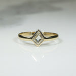 Exquisite Kite Diamond in Handcrafted Gold Ring by 720