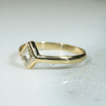 Exquisite Kite Diamond in Handcrafted Gold Ring by 720