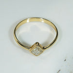 Exquisite Kite Diamond in Handcrafted Gold Ring by 720