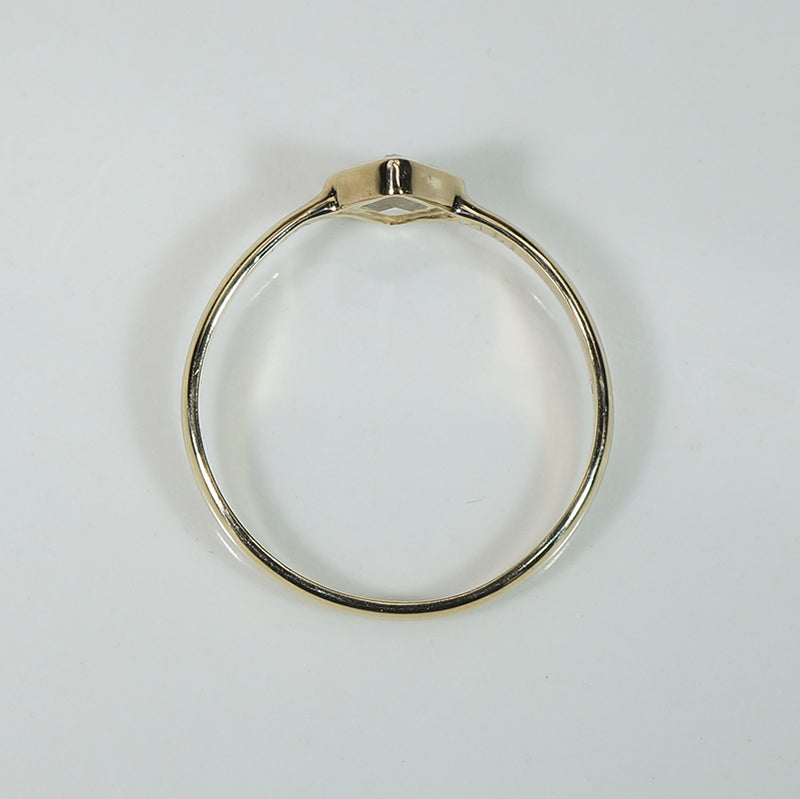 Exquisite Kite Diamond in Handcrafted Gold Ring by 720