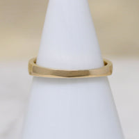 Regency Era Ruby in Tapered Gold Band by 720