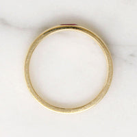 Regency Era Ruby in Tapered Gold Band by 720