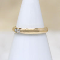 Vintage Baguette in Voluptuous Gold Band by 720