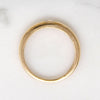 Deco Carré Cut Diamond in Tapered Gold Band by 720