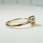 Radiant Rose Cut Diamond Solitaire by 720