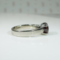 Smoldering Mauve Tourmaline Solitaire Ring by 720