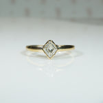Fancy Kite Cut Diamond in Gold Solitaire Ring by 720