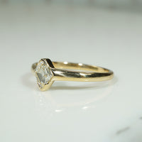 Fancy Kite Cut Diamond in Gold Solitaire Ring by 720