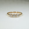Recycled Gold and OMC Diamond Ring