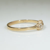 Recycled Gold and OMC Diamond Ring